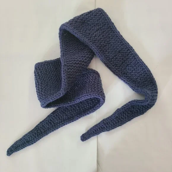 Sophie scarf, Neck scarf small scarf, spring/autumn scarf Knitted Handmade Scarf - Picture 13 of 15